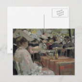 Een tuinrestaurant, 1906 briefkaart (Voorkant / Achterkant)