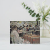 Een tuinrestaurant, 1906 briefkaart (Staand voorkant)