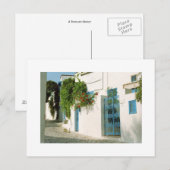 Een Tunesisch Street Briefkaart (Voorkant / Achterkant)