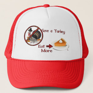 Een Turkije eten meer THANKSGIVING Trucker Pet
