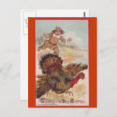 Een Turkije vangen, KunstBriefkaart Briefkaart (Voorkant / Achterkant)