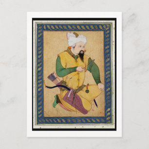 Een Turkoman of Mongol Chief die een Pijl houdt, v Briefkaart