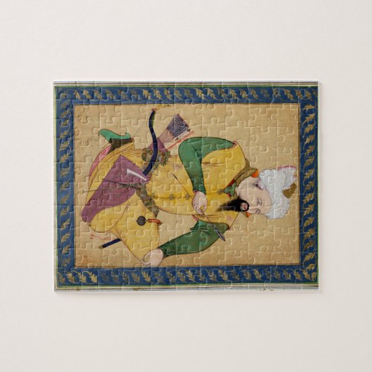 Een Turkoman of Mongol Chief die een Pijl houdt, v Legpuzzel (Horizontaal)