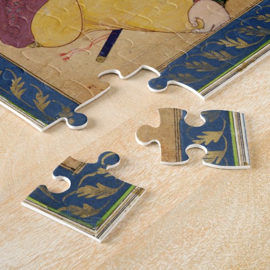 Een Turkoman of Mongol Chief die een Pijl houdt, v Legpuzzel (Zijkant)