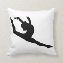 Een turner/danser kussen