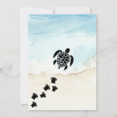 Een Turtley Geweldig Meisje Kaart (Achterkant)