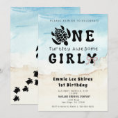 Een Turtley Prachtig Meisje Kaart (Voorkant / Achterkant)