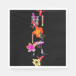 Een tussenstop in het paradijs Papieren bord Servet