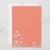 Een, twee, drie kleine pompoenen Baby shower Kaart (Achterkant)