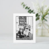 Een, twee, mijn schopnipper, mijn graafmachine briefkaart (Staand voorkant)