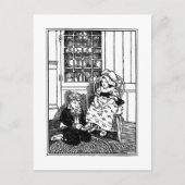 Een, twee, mijn schopnipper, mijn graafmachine briefkaart (Voorkant)