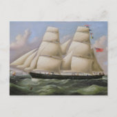 Een tweedehands Schooner van Dover (olie op canvas Briefkaart (Voorkant)