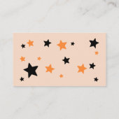 Een Tweeling Halloween Baby shower Luier Raffle Informatiekaartje (Achterkant)