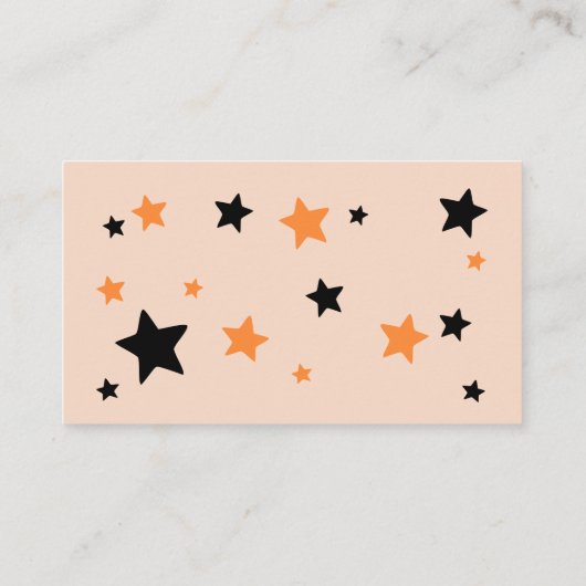 Een Tweeling Halloween Baby shower Luier Raffle Informatiekaartje (Achterkant)