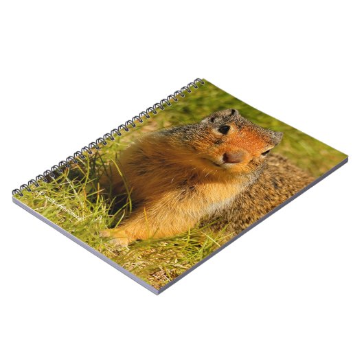 Een Twitchy-nosed Columbian Ground Squirrel Notitieboek (Linkerzijde)