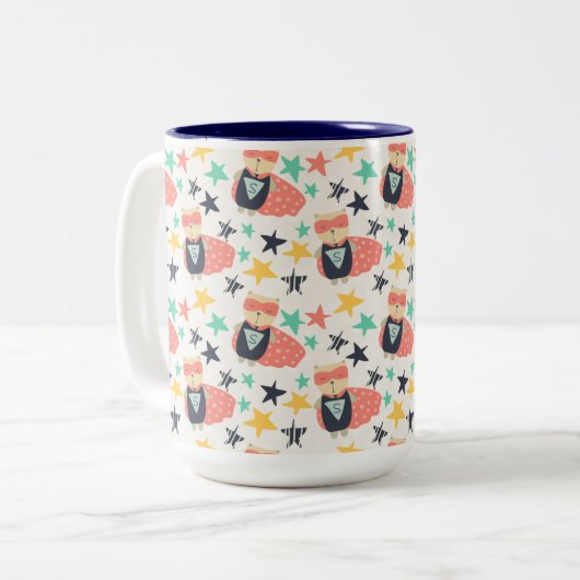 een Two-Tone koffie mok (Voorkant links)