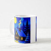 Een typisch huis onder de maan. koffiemok (Voorkant links)