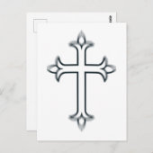 Een typisch Latijns kruis Briefkaart (Voorkant / Achterkant)