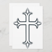 Een typisch Latijns kruis Kaart (Voorkant / Achterkant)
