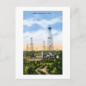 Een typisch Oklahoma olieveld Briefkaart (Voorkant)