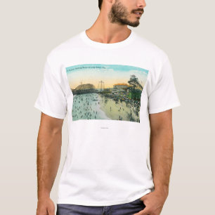 Een typische badcentrale bij de strand t-shirt