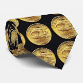 Een U.S. Gold Coin Power Stropdas! Stropdas (Opgerold)