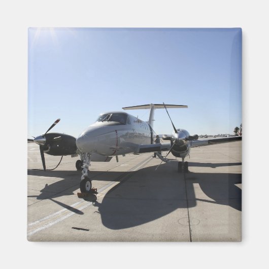Een UC-12F King Air-vliegtuig Magneet (Voorkant)