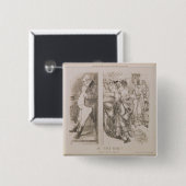 Een 'Ugly Rush' Vierkante Button 5,1 Cm (Voorkant /achterkant)