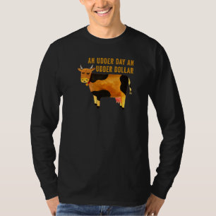 Een uierdag en een Koe van een uier T-shirt