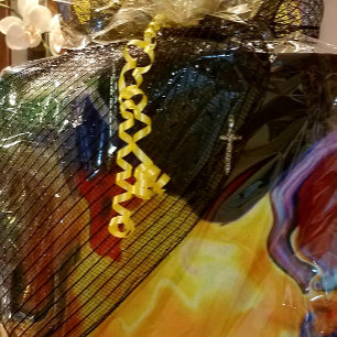 Een uitbarsting van geel geluk grafisch ontwerp tote bag