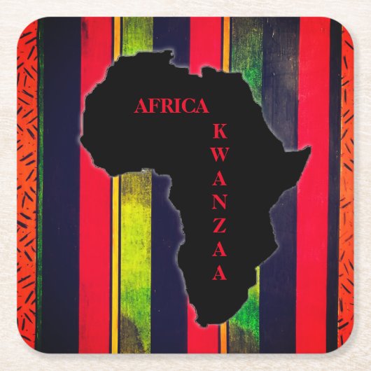 Een uitbarsting van Onderzetters op het Kwanzaa-pl (Voorkant)