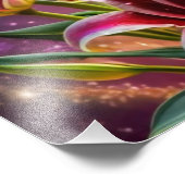 Een uitbarsting van Roze: Stargazer Lelies in Leve Foto Afdruk (Hoek)