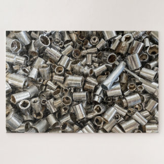 Een uitdagende puzzel met 1000 stuks. "Contactdoze Legpuzzel