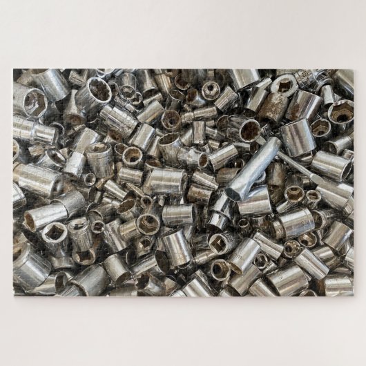 Een uitdagende puzzel met 1000 stuks. "Contactdoze Legpuzzel (Horizontaal)