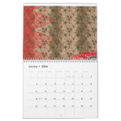 Een uitgebreid motief gekenmerkt door een levendig kalender (Jan 2026)