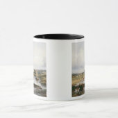 Een uitgebreid rivierlandschap met een Uitzicht va Mok (Midden)