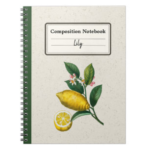 Een uitgebreide versie van Lemon Personalized Comp Notitieboek