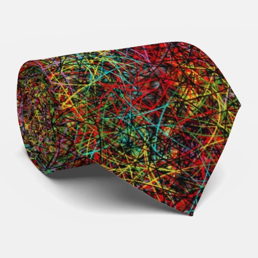 Eén uitgelijnd stropdas (Opgerold)