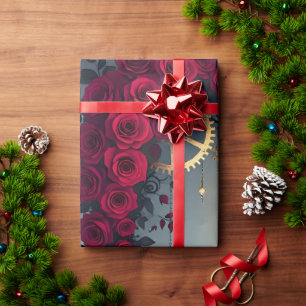 Een uitnodiging bij maanlicht – Liefde zet de tand Cadeaupapier