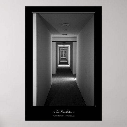 Een uitnodiging, een fijne kunstgalerij poster (Voorkant)