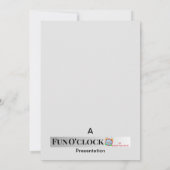 Een uitnodiging Kaart voor de esthetisch geneigd (Achterkant)