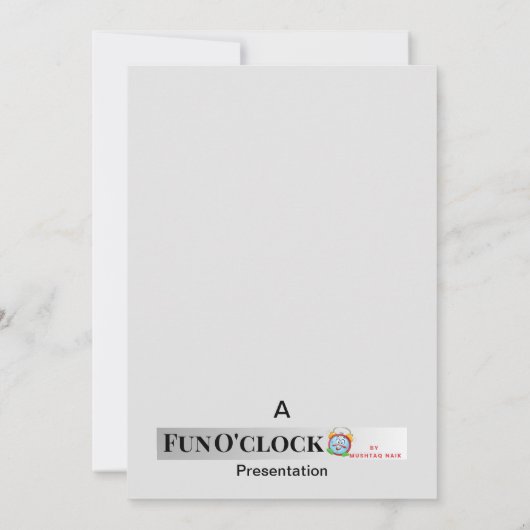 Een uitnodiging Kaart voor de esthetisch geneigd (Achterkant)