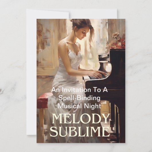 Een uitnodiging Kaart voor de esthetisch geneigd (Voorkant)