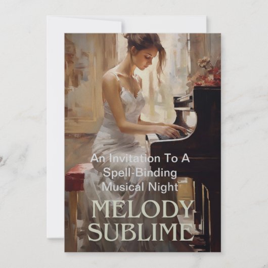 Een uitnodiging Kaart voor de esthetisch geneigd (Voorkant)