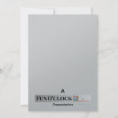 Een uitnodiging Kaart voor de esthetisch geneigd (Achterkant)