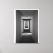 Een uitnodiging, kunstarchitectuurstudie canvas afdruk (Voorkant)