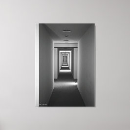 Een uitnodiging, kunstarchitectuurstudie canvas afdruk