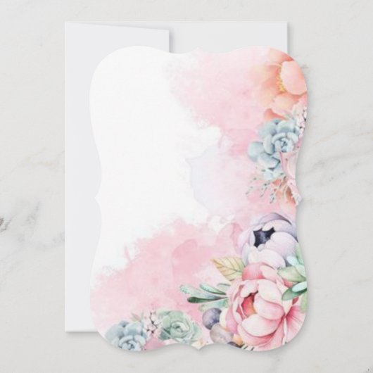 Een uitnodiging om Moederdag te vieren (Achterkant)