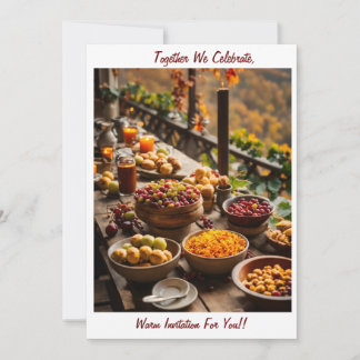 Een uitnodiging om samen vreugdevolle maaltijden t