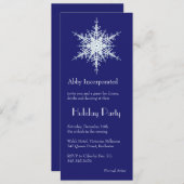 Een uitnodiging tot het indienen van een blauwe fe (Voorkant / Achterkant)